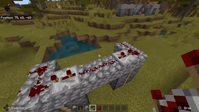 How To Build A JEB DOOR/2x2 FLUSH PISTON DOOR (Minecraft Bedrock 1.16)