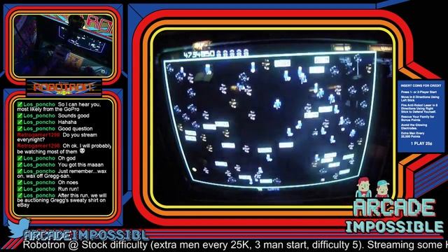 Robotron: 2084 - 10 Million point game