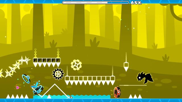 Мой первый уровень Peasy | Geometry Dash.