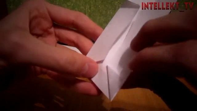 Оригами - Как сделать куб.  How to Make a Paper Cube