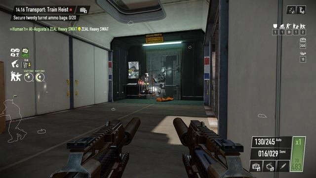 Payday 2 - Transport: Train Heist DSOD solo no AIDownsAssetsFAKs Kingpin crit build