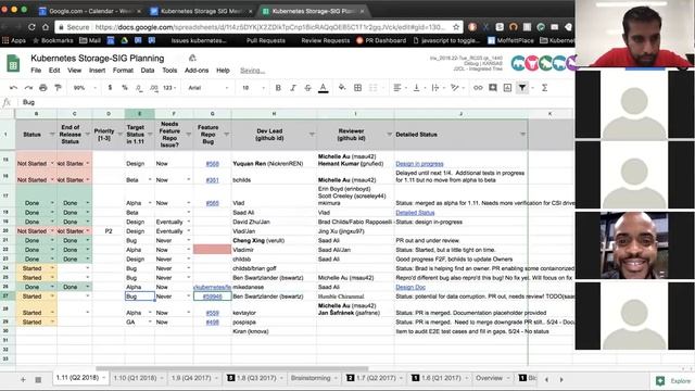 Kubernetes SIG Storage 20180607