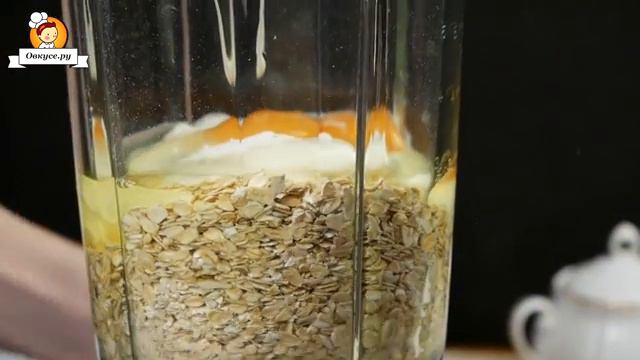 Творожные кексы с персиками