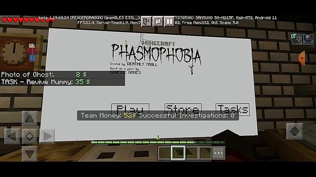 PHASMOPHOBIA. ➡️ПРОХОЖДЕНИЕ КАРТЫ phasmophobia в майнкрафт пе!!! ???