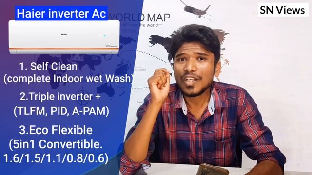 Haier Inverter Ac Key features All the details in Tamil #haier #inverterac #selfclean