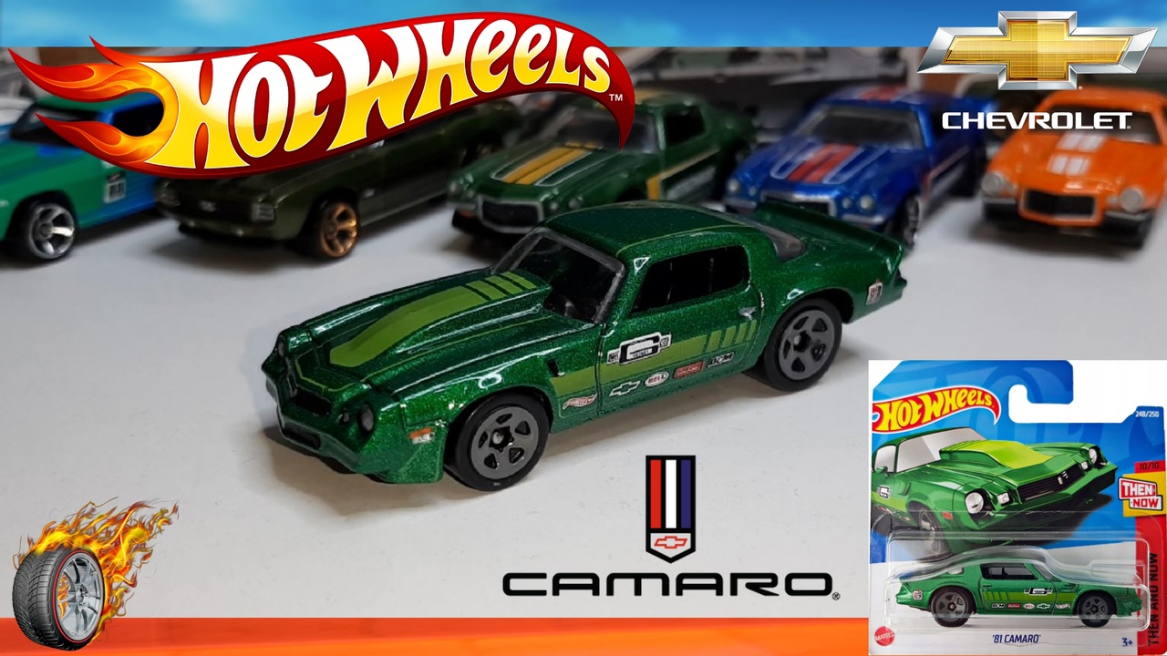 Hot Wheels 81 Camaro HW THEN AND NOW 10/10