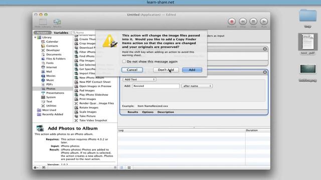 Batch Resize Photos on Mac OS - How to Resize Images on Mac (Automator Workflow)