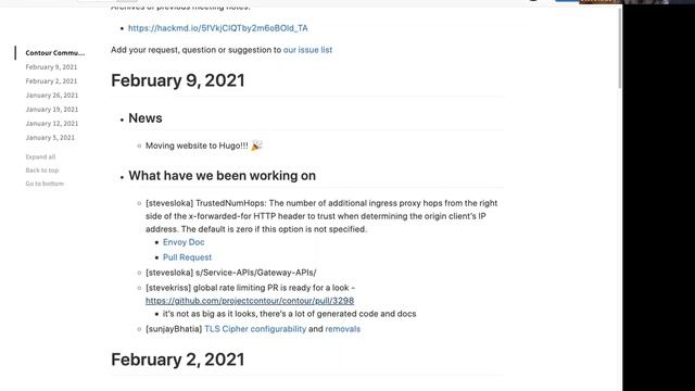 Contour Community Meeting - Feb 9, 2021
