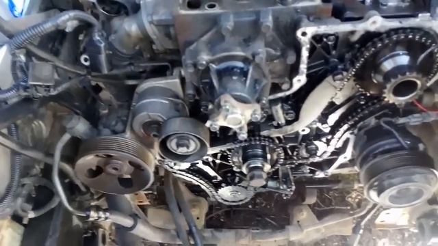 ремонт двигателя Kia Sorento ч2