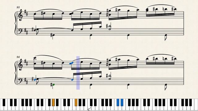 Tchaikovsky Symphony No 5 2nd movement for piano solo