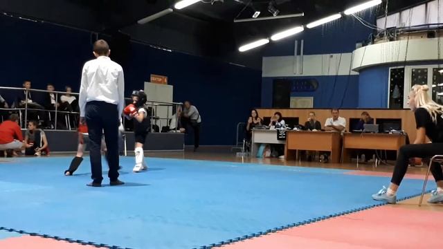 Первое соревнование по ушу-саньда