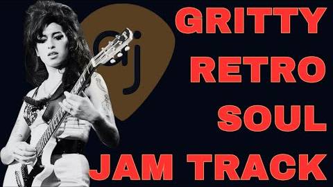 Gritty Retro Soul Jam Track Guitar Backing Track in E Minor (105 BPM) alphajams