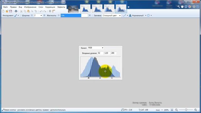 Paint.net. Урок 17. Уровни-гистограмма. Улучшаем фото