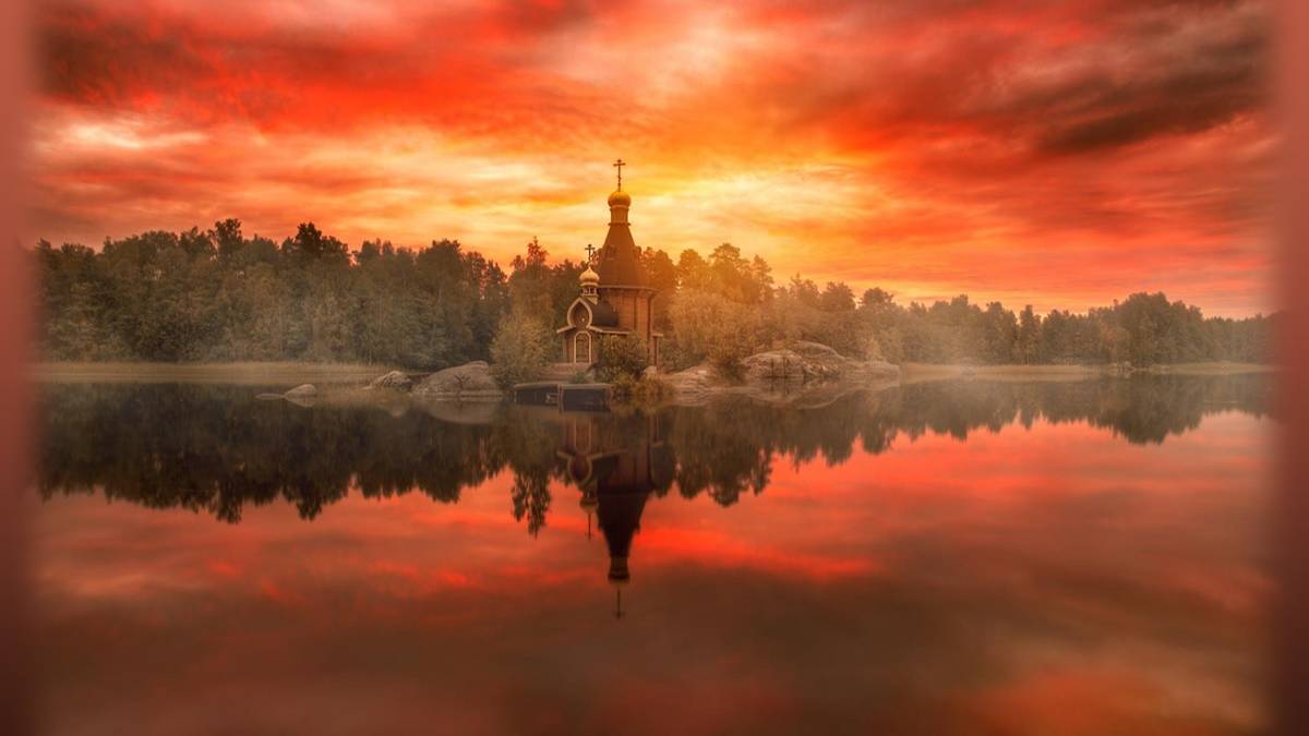 Святое зазеркалье. Отражение в воде (музыка, слова, исполнение иеромонаха Романа (Матюшин)