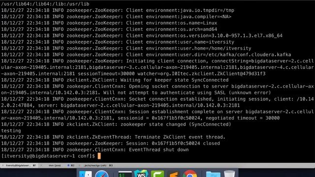 Cloudera Administration - Validate Kafka by Creating Topic and Producing and Consuming Messages