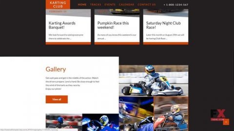 Karting Club - Karting Club Responsive Website Template TMT dowload