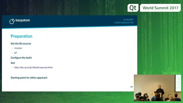 QtWS17 - Practical Qt Lite, Frank Meerkötter, basysKom
