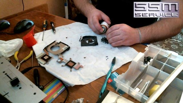 Как почистить от пыли ноутбук HP DV6000 и заменить в нём термо пасту