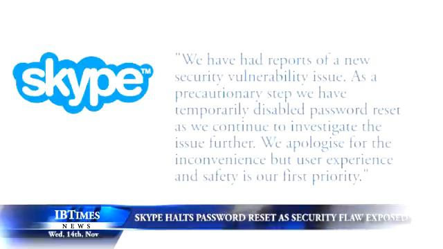Skype Halts Password Reset As Security Flaw Exposed