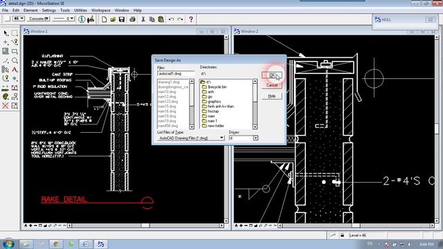 cách chuyển từ phần mềm microtation sang autocad