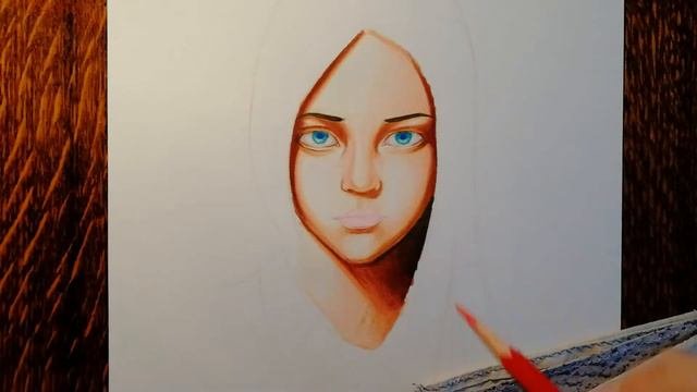 Drawing Beautiful Girl | Touchnew Markers Portrait