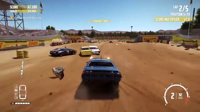 Wreckfest: Season 6 Wasteland Wreckers - Ripper Raid Silver Trophy - Bonebreaker Valley