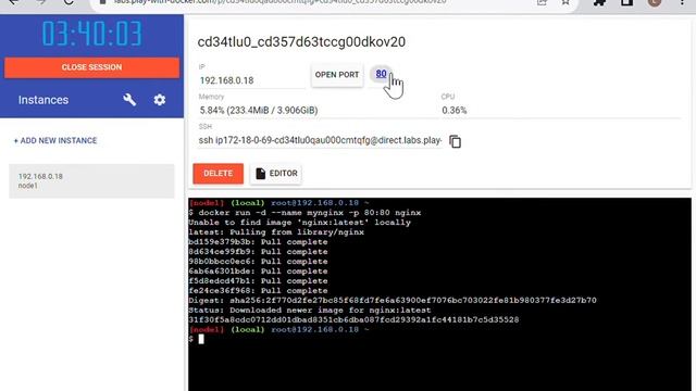 Demo for play with docker