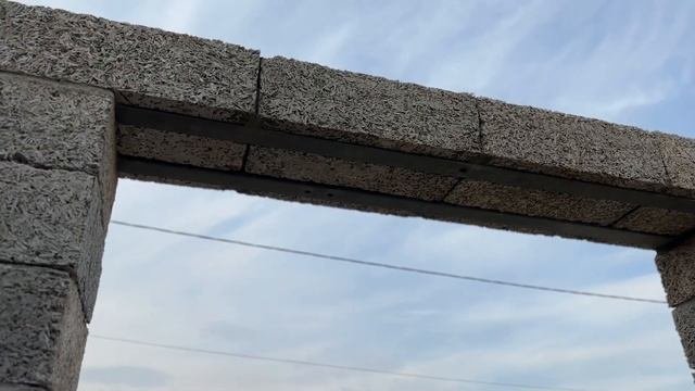 Перекрытие оконных проемов в арболитном доме