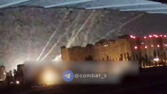 Кадры работы Американского ПВО Patriot