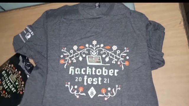 Hacktoberfest 2021 SwagsT-Shirt Unboxing | Powered by @Digital Ocean| #hacktoberfest2022