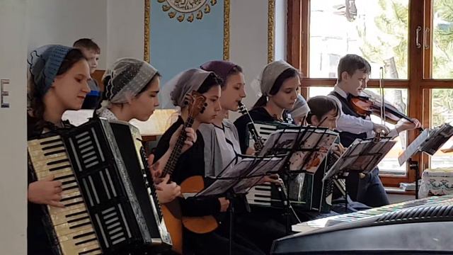 Детский оркестр, Hava Nagila, 01.04.2018г.