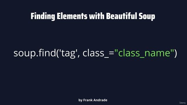 2. Introduction to Beautiful Soup 3. Beautiful Soup Basics