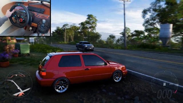 Rebuilding a Volkswagen Golf GTI VR6 560HP - Forza Horizon 5 | Steering Wheel Gameplay | 4K