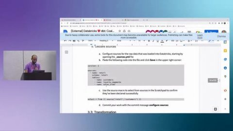 Introducing dbt with Databricks
