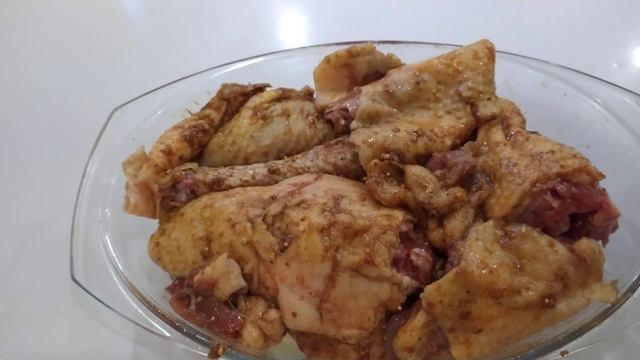Индейка Запечённая В Духовке С Вишнёвым Кисло Сладким Соусом.