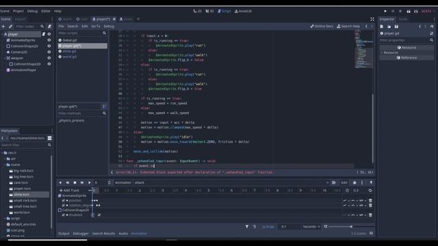 How to Make an ACTION RPG in Godot 2022 (ep7. Combat)