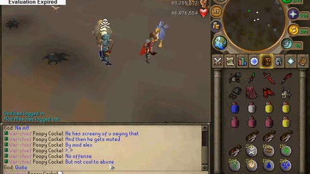 Mod Alex Completely abusing followed by his mute slave "mikeee"