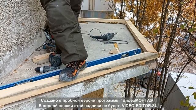 Сломали балкон. Строим балкон своими руками
