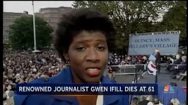 Remembering Gwen Ifill A.K.A. A Treasured Colleague 1955-2016