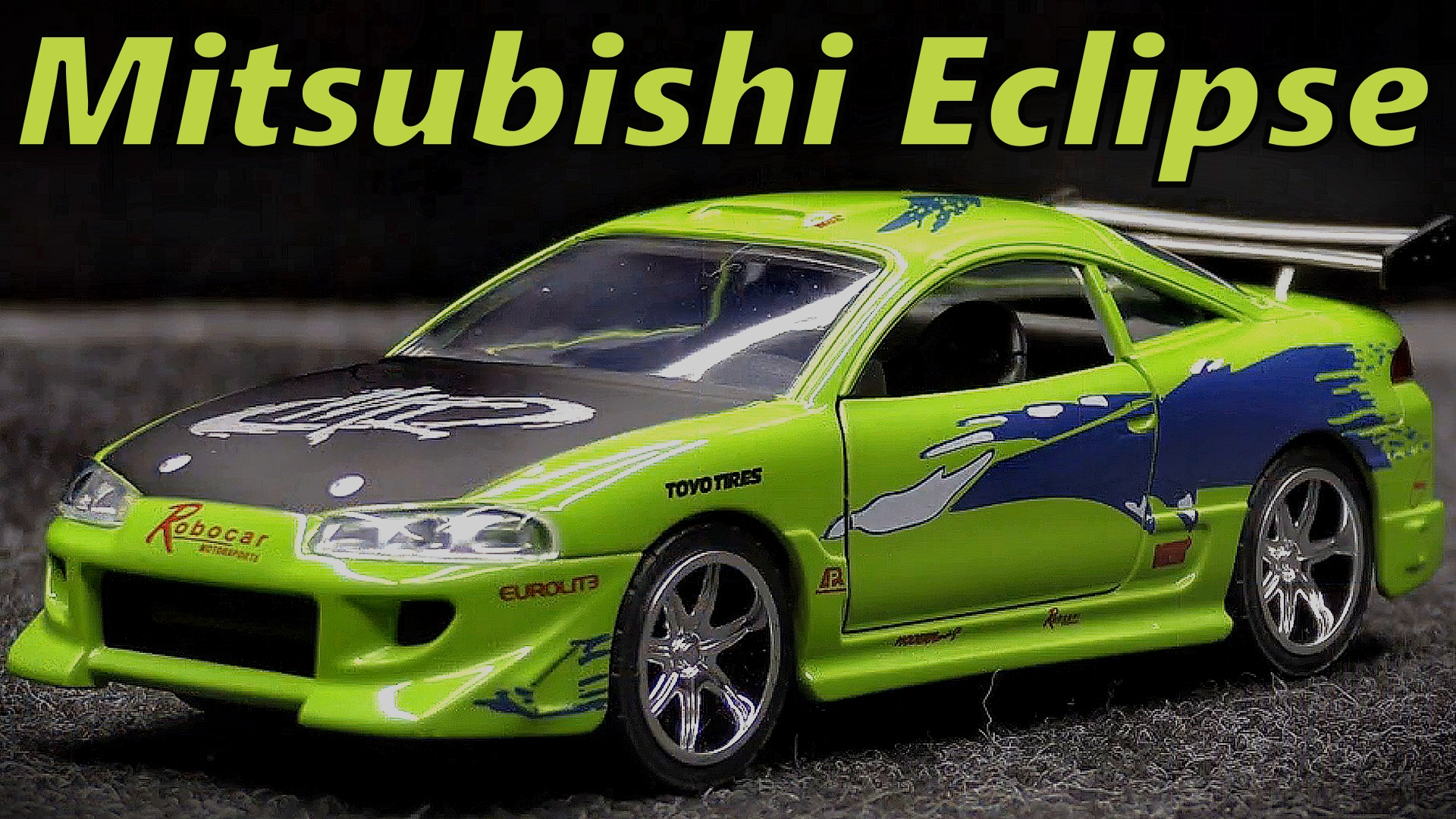 Mitsubishi Eclipse Модель машины Масштаб 1:32 Jada Мини-копия автомобиля