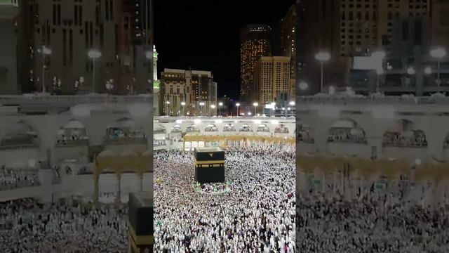 Кааба Благодатная Мекка. В преддверии праздника Ид Аль Фитр. Makkah Kaaba masjid al Haram Масжид