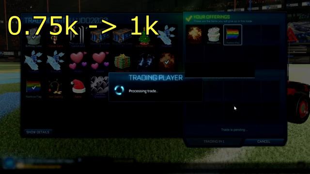 Rocket League Trading | How to trade to a Mystery Decal | Slow Start #1