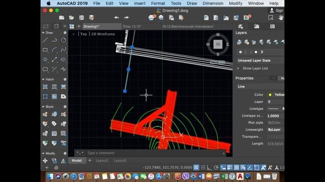 Дмитрий Беспалов 7 занятие по МДТС продольный профиль в AutoCAD