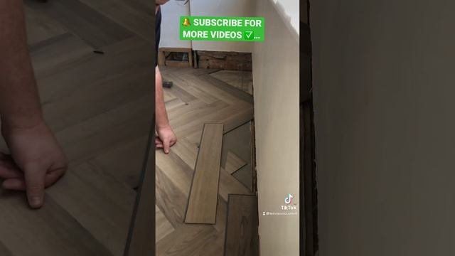 Herringbone How to ✅…#tips #diy #teirnanmccorkell #flooring #tricks #maths
