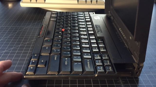 IBM ThinkPad 701c "Butterfly" Keyboard with typing test