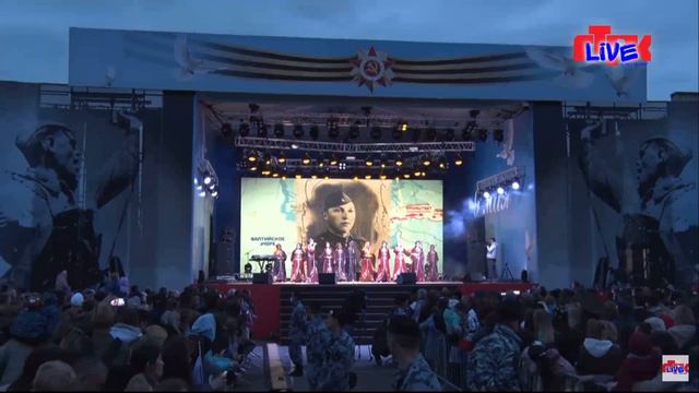 Ансамбль Раздолье - А закаты алые (9 мая 2022г.)