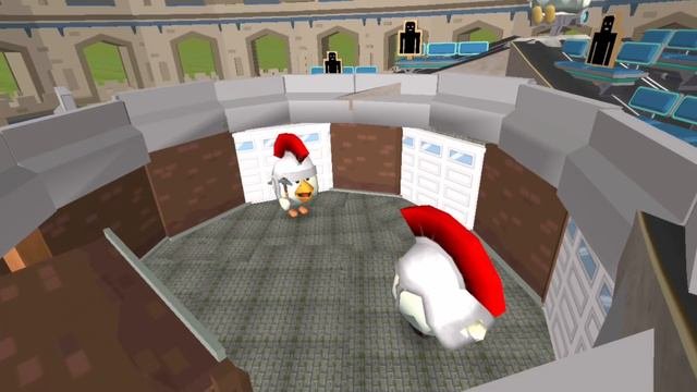 COLISEUM IN CHICKEN GUN! SHORT FILM Chicken gun - Colosseum!
