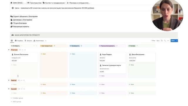 Notion SMM Space: обзор пространства