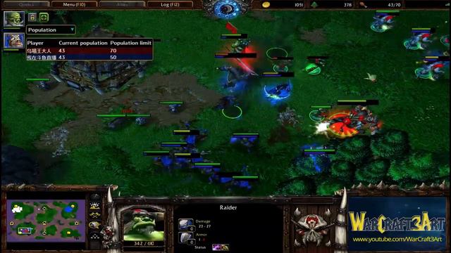 Fly(ORC) vs EleGant(NE) - WarCraft 3 Frozen Throne - RN3048