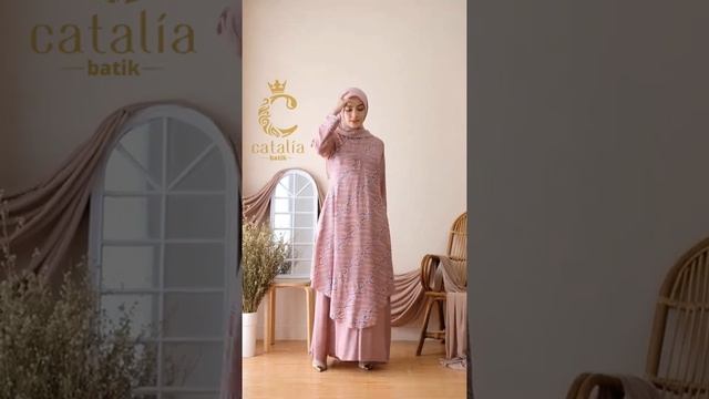 DRESS BATIK WANITA MODERN CALYTA SERIES 2 BY CATALIA BATIK